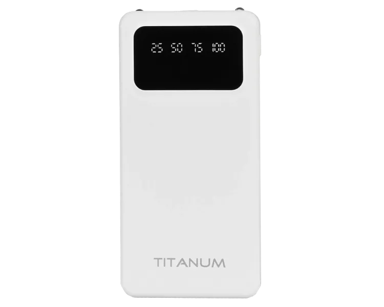 TITANUM OL21 White 10000mAh Повербанк