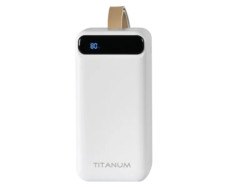 TITANUM 741S 22.5W White 50000mAh Повербанк