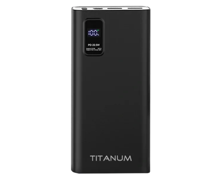 TITANUM 727S 20000mAh 22.5W Black Повербанк