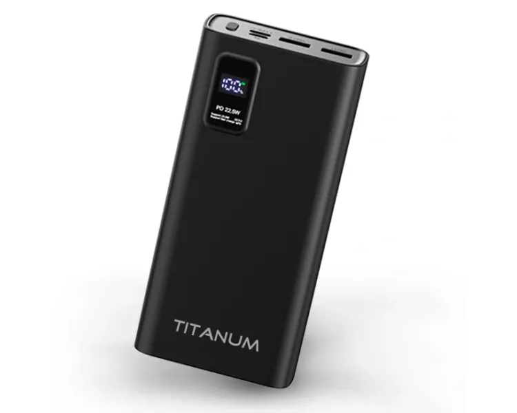 TITANUM 727S 20000mAh 22.5W Black Повербанк