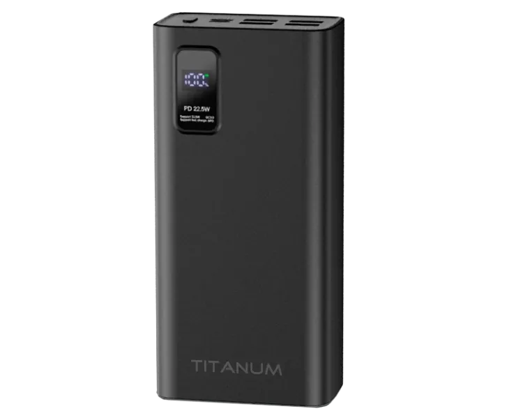 TITANUM 728S 30000mAh 22.5W Black Повербанк