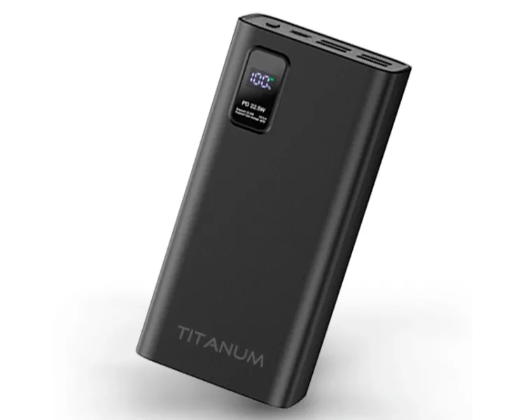 TITANUM 728S 30000mAh 22.5W Black Повербанк