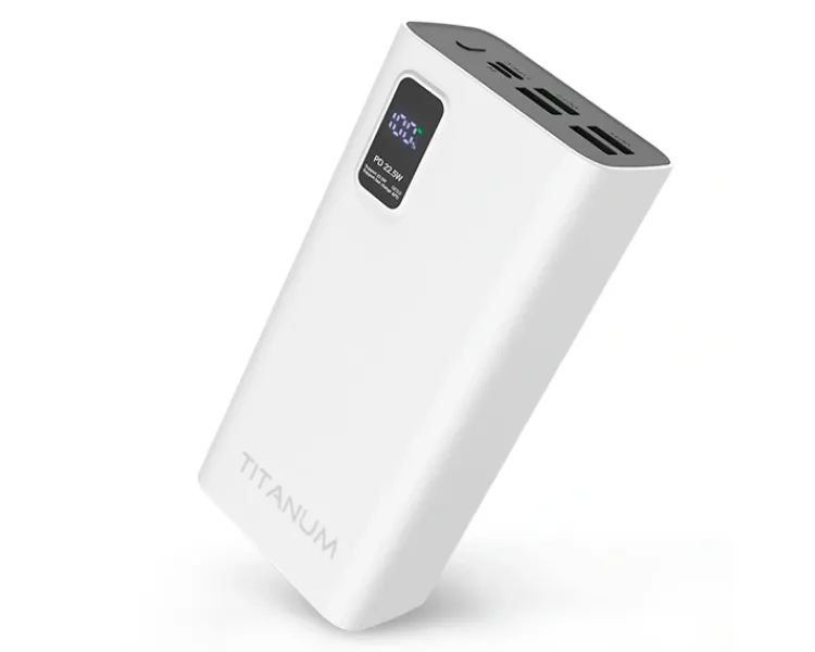 TITANUM 728S 30000mAh 22.5W White Повербанк
