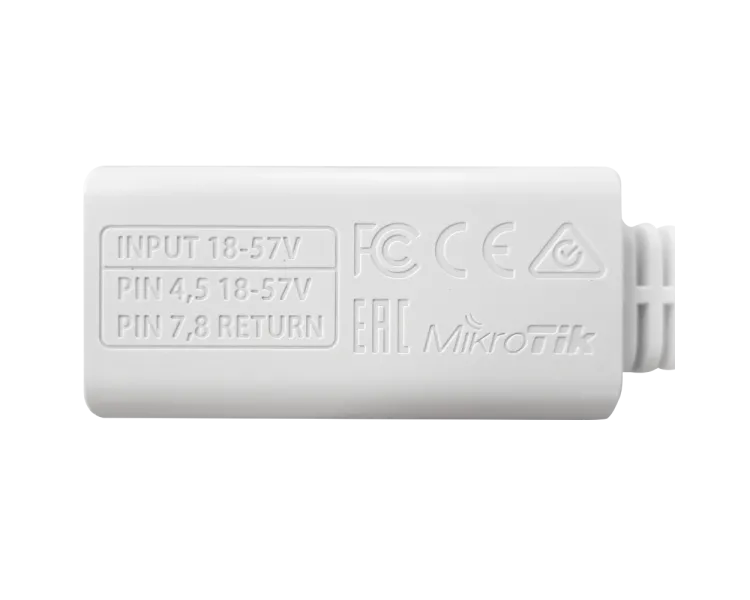 MikroTik RBGPOE для продуктів Gigabit LAN PoE інжектор