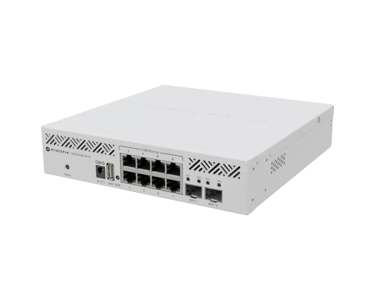 MikroTik CRS310-8G+2S+IN Комутатор 8 портів керований