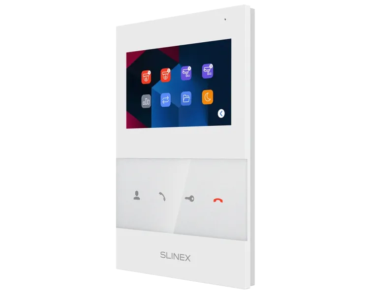 Slinex SQ-04 White + ML-16HR (чорний) Комплект відеодомофону