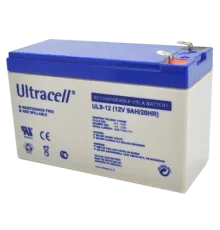 Ultracell UL9-12 9A•г 12В Свинцево-кислотна акумуляторна батарея