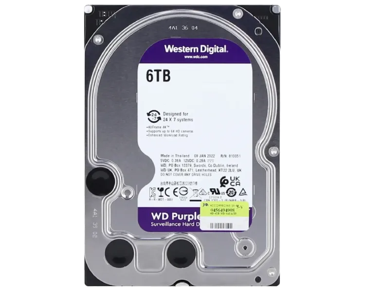 Western Digital WD Purple Surveillance WD63PURU жорсткий диск