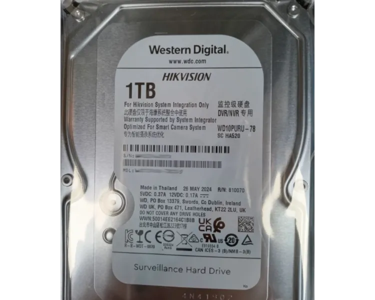 Western Digital WD10PURU-78 1Тб Жорсткий диск внутрішній