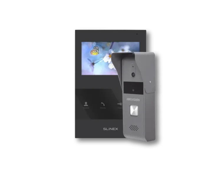 Slinex SQ-04 black + Hikvision DS-KB2421-IM Комплект