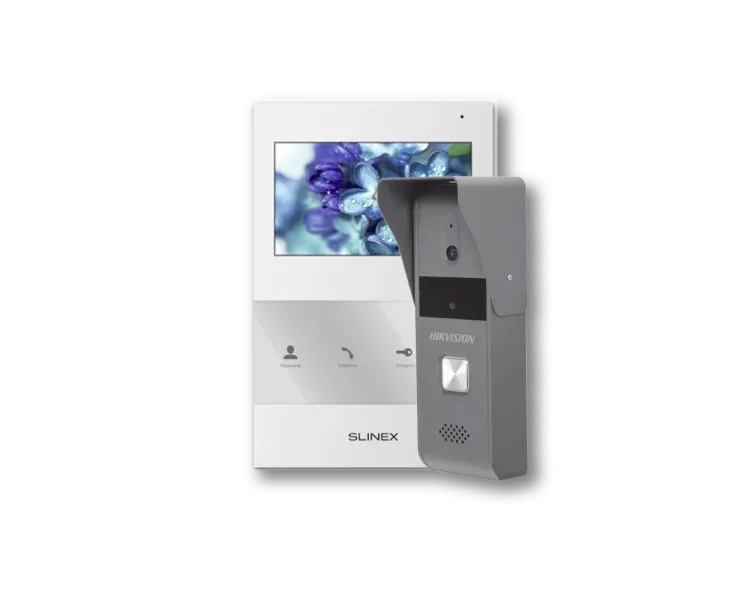 Slinex SQ-04 white + Hikvision DS-KB2421-IM Комплект