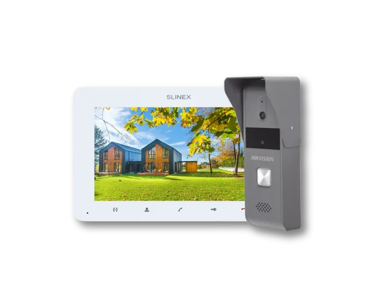 Slinex SM-07 white + Hikvision DS-KB2421-IM Комплект