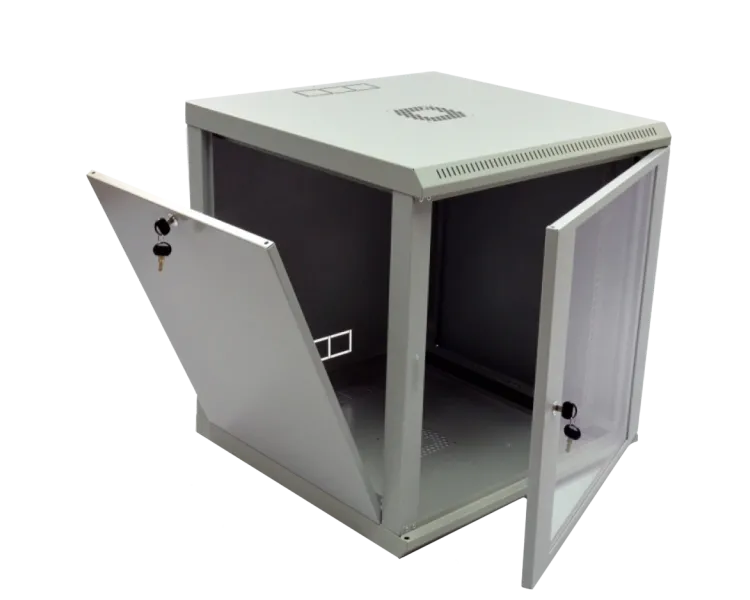 12U, 600х600х640 Шафа акрилове скло сірий