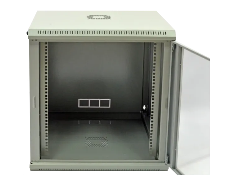 12U, 600х600х640 Шафа акрилове скло сірий