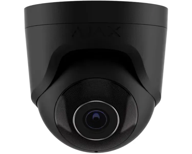 TurretCam (8EU) ASP black 8МП (2.8мм) IP відеокамера Ajax