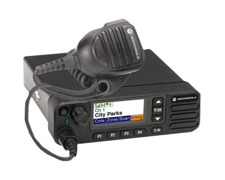 Motorola DM4601E VHF LP WIFI/BT/GNSS CD MBAR304NE (Compact Microphone, Power Cable and Trunnion) Цифрова автомобільна радіостанція