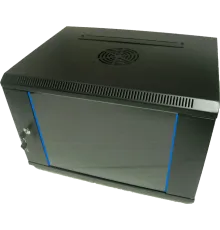 Hypernet WMNC66-6U-FLAT-AC Шафа комутаційна настінна 6U 600x600 розбірна
