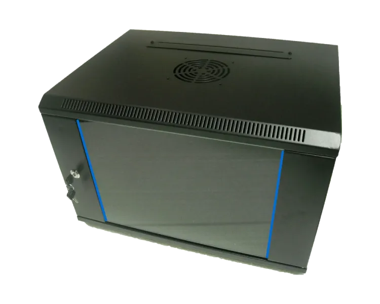 Hypernet WMNC66-6U-FLAT-AC Шафа комутаційна настінна 6U 600x600 розбірна