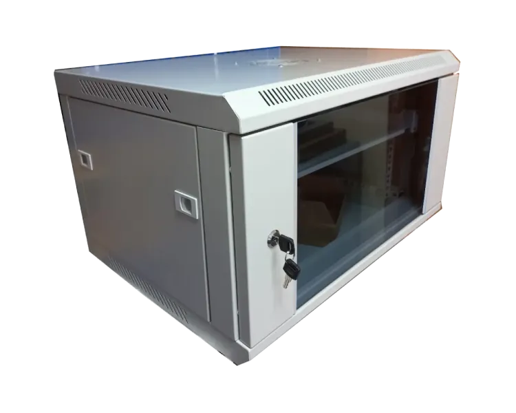 Hypernet WMNC-35-6U-FLAT-AC Шафа комутаційна настінна 6U 600x350 розбірна