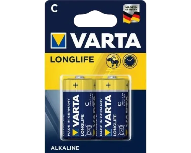 VARTA LONGLIFE C BLI 2 ALKALINE Батарейка