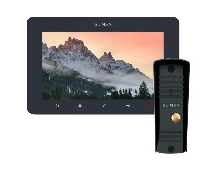 SM-07MHD графіт + панель ML-16HD чорний Комплект Slinex