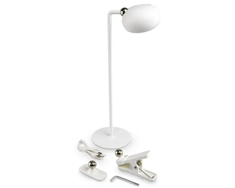 VIDEX VLE-TF18W 3W 3000-5500K 220V LED лампа настiльна з акумулятором