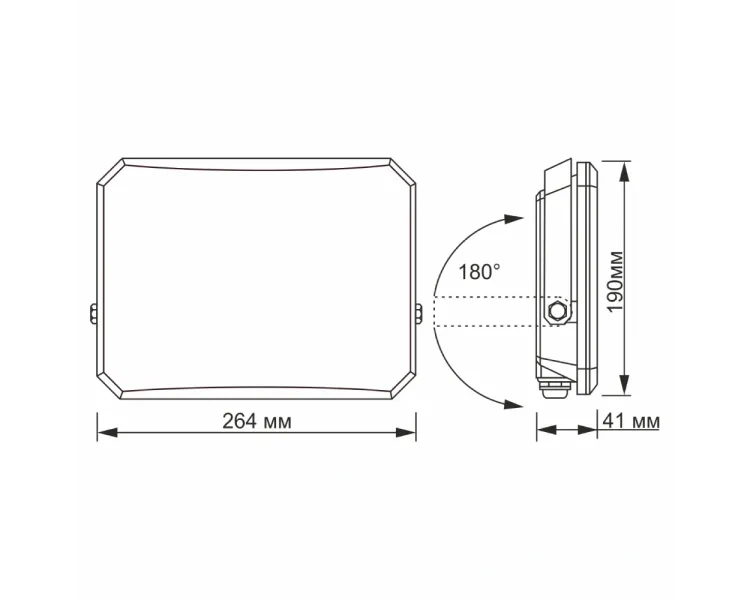 VIDEX F3 100W 5000K 220V LED прожектор