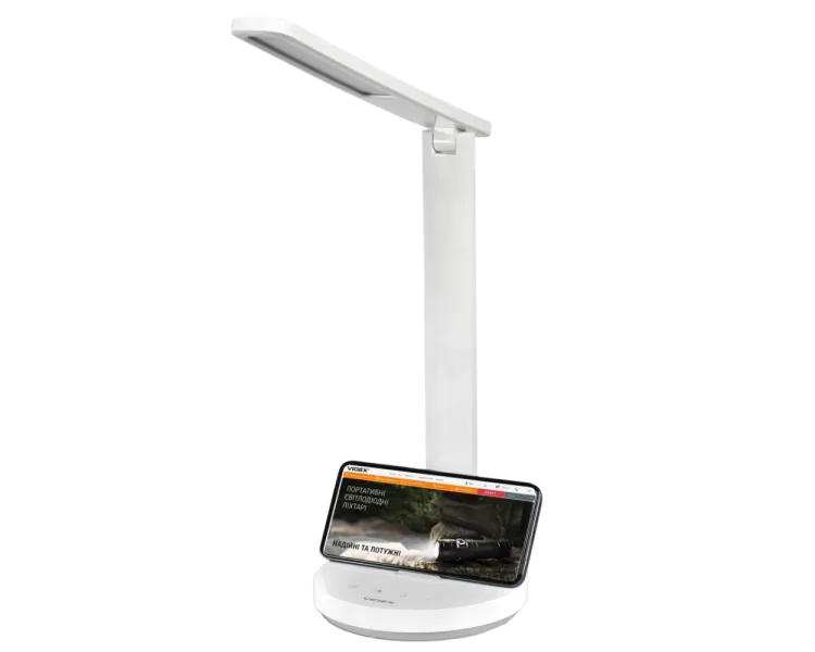 VIDEX VL-TF16W 5W 1800-5000K LED лампа настільна з акумулятором
