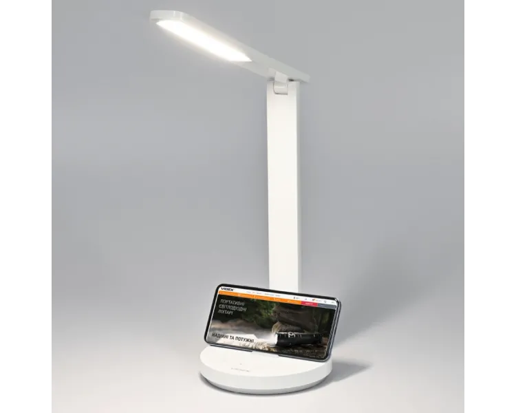 VIDEX VL-TF16W 5W 1800-5000K LED лампа настільна з акумулятором