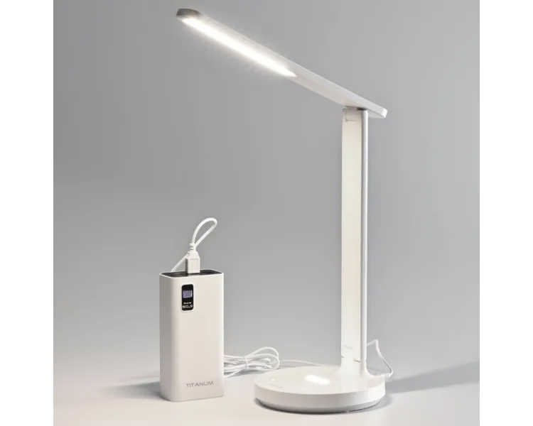VIDEX VL-TF16W 5W 1800-5000K LED лампа настільна з акумулятором