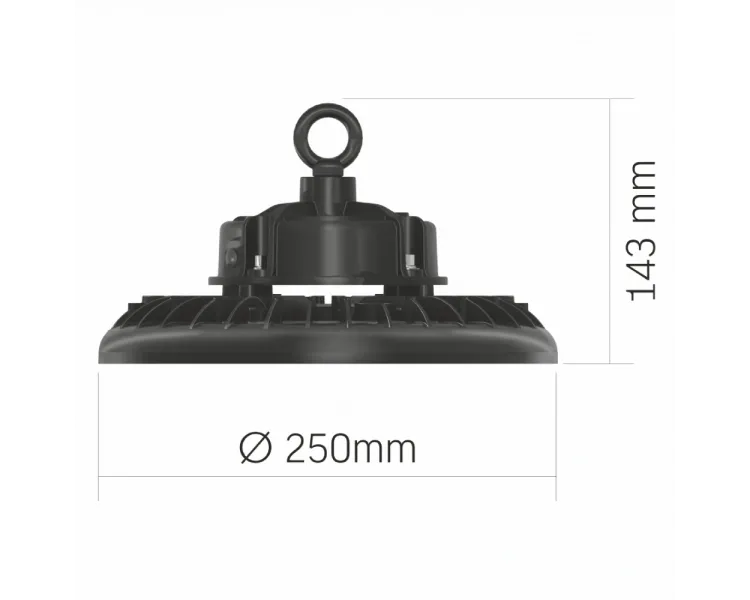 VIDEX 100W 5000K 220V LED світильник висотний ХайБей