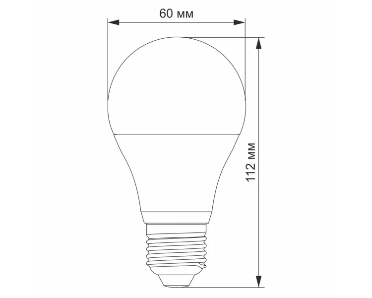 TITANUM A60 12W E27 4100K 220V LED лампа