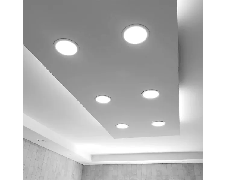 VIDEX 26W 5000K 220V LED світильник Back круглий