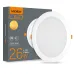 VIDEX 26W 5000K 220V LED світильник Back круглий