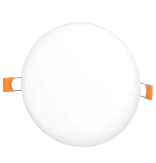 VIDEX 9W 4100K 220V LED світильник безрамковий круглий
