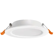 VIDEX 6W 5000K 220V LED світильник Back круглий
