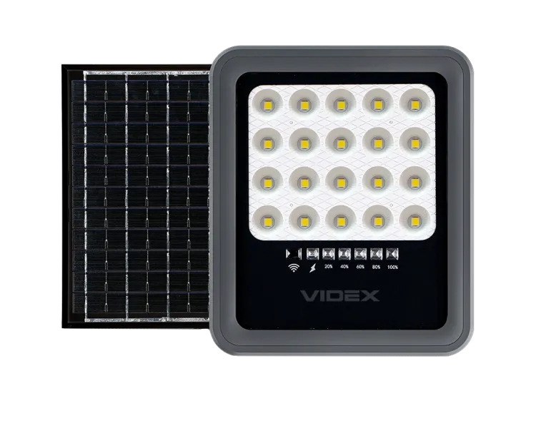 VIDEX 500Lm 5000K 3.2 V LED прожектор автономний