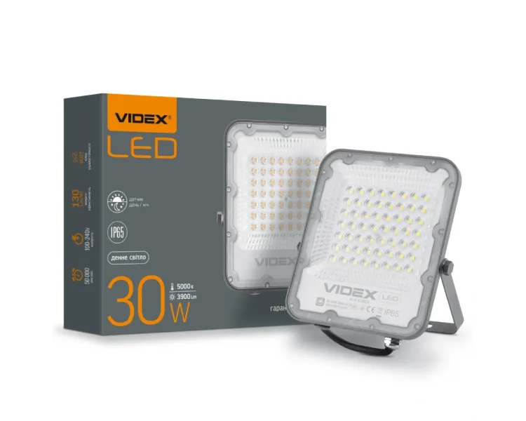 VIDEX PREMIUM 30W 5000K 220V LED прожектор