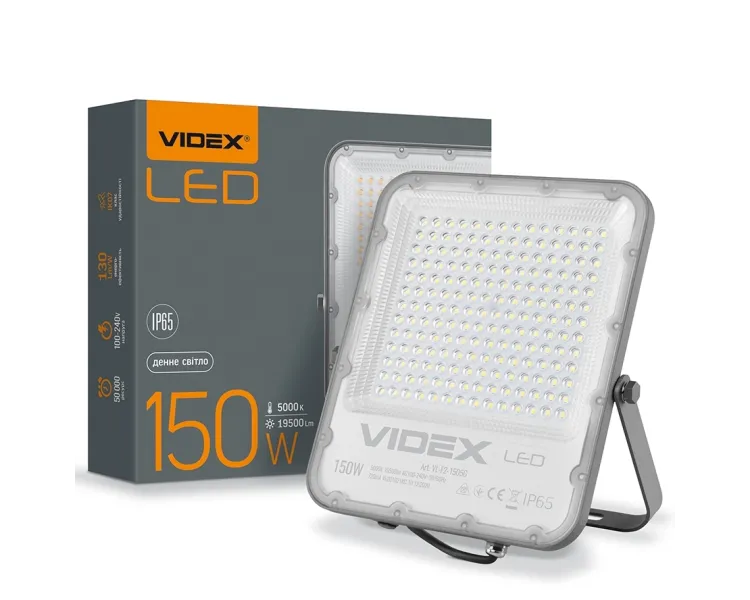VIDEX PREMIUM 150W 5000K 220V LED прожектор