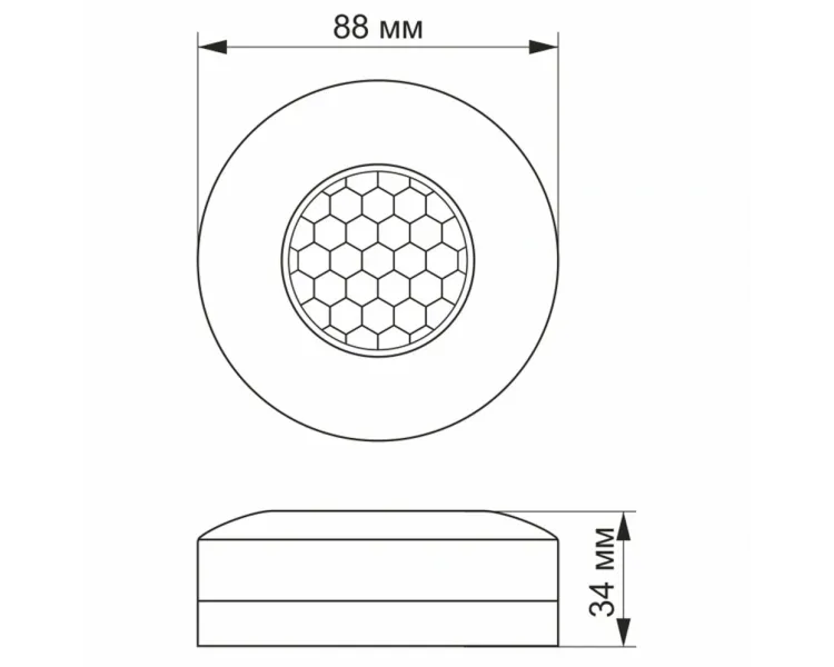 VIDEX VL-SPC12B 220V 1200W IP20 Датчик руху та освітленості