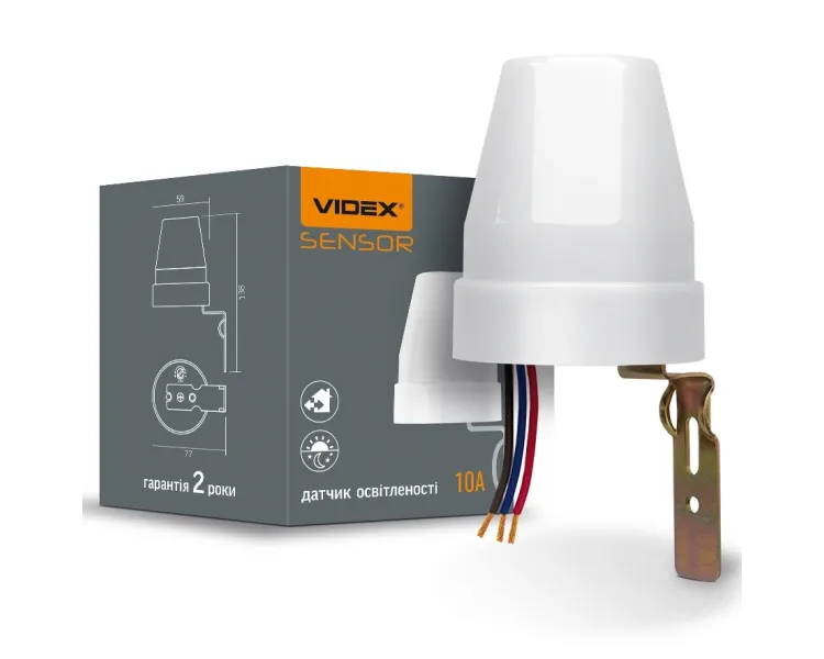 VIDEX VL-SN02 10A 220V Датчик освітлення фотометричний