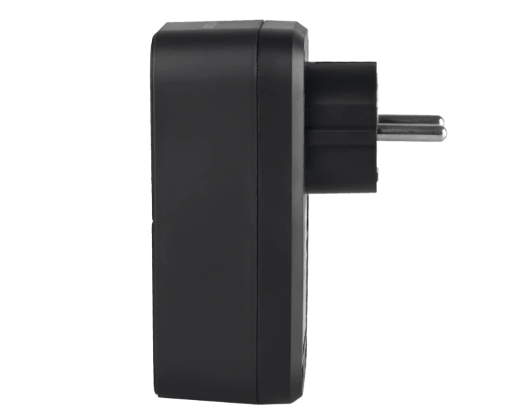 VIDEX ONCORD с/с 1п 2.4A 2USB+USB-C Black Сетевой адаптер с заземлением