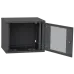 IPCOM 9U 600x600 Шафа телекомунікаційна двері перф (чорна)