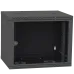 IPCOM 12U 600x600 Шафа телекомунікаційна двері скло (чорна)