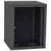 IPCOM 15U 600x600 Шафа телекомунікаційна двері скло (чорна)