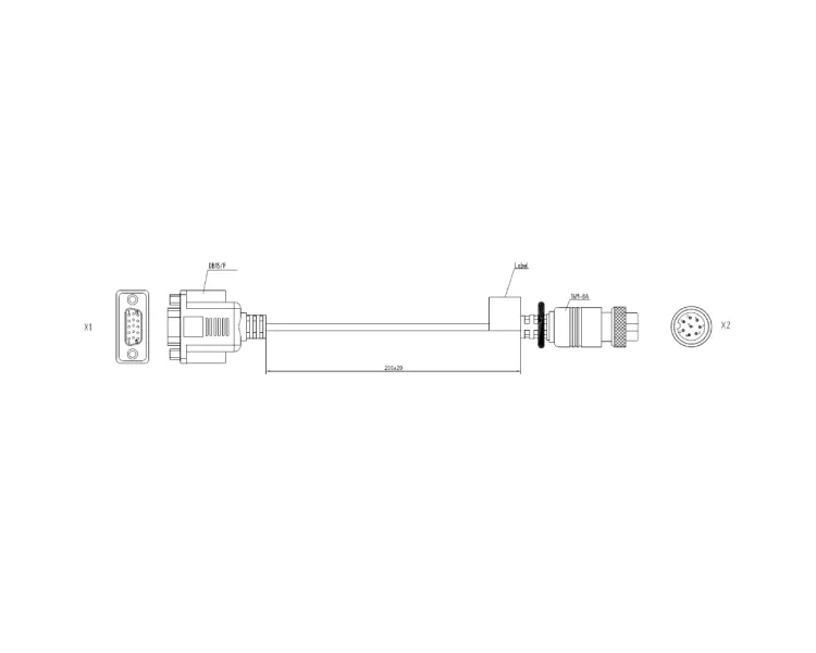 AE-MC9294-0.2(16M8A to DB15/F) Кабель