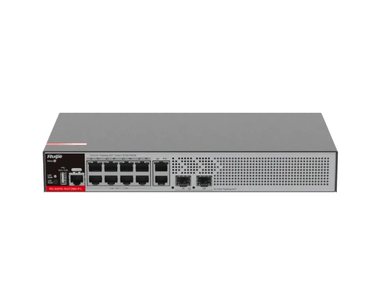 Ruijie RG-S2915-10GT2MS-P-L Layer 2+ PoE+ Комутатор 12 портів керований