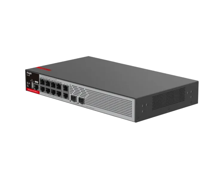 Ruijie RG-S2915-10GT2MS-P-L Layer 2+ PoE+ Комутатор 12 портів керований