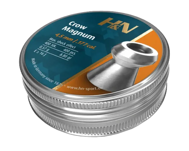 H&N Crow Magnum (400 шт) Кулі пневматичні 0,57 г 4,5 мм