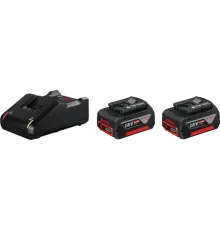 Bosch GAL 18V-40 + GBA 18 В 4.0 Ah (1600A019S0) Зарядний пристрій + 2 акумулятора
